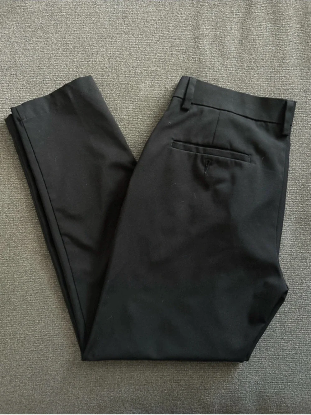 Haggar Black Men's Dress Pants - Slim Tailored Style